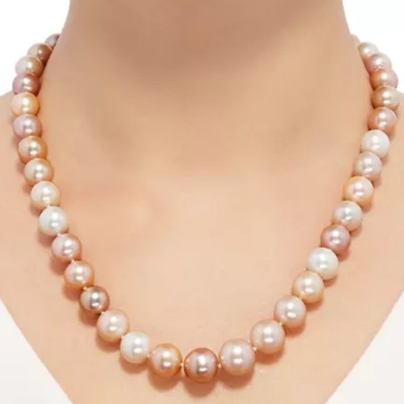 Honora Private Reserve Ming Pearl Strand-19 Inches - Hand Knotted (11.4-14.4mm) - Picture 11 of 11